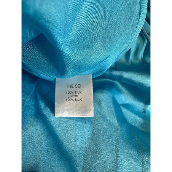 The Sei Draped Silk Wrap Gown Size 6 $1219 - Picture 11 of 12